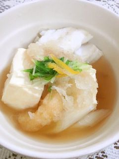 たらと豆腐のみぞれ煮-レシピのメイン写真