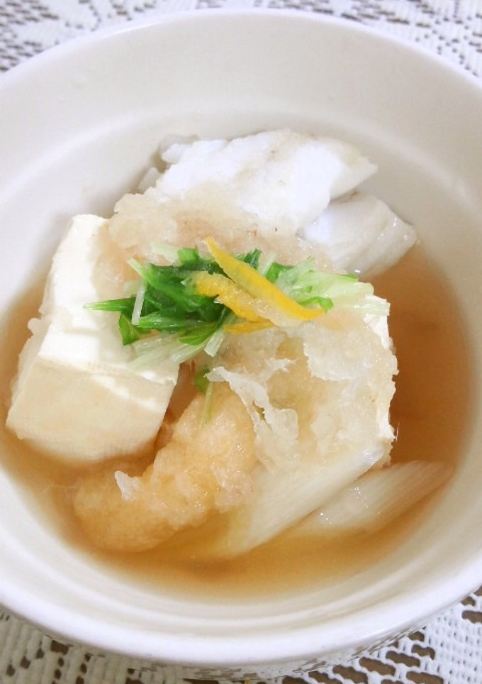 たらと豆腐のみぞれ煮-レシピのメイン写真