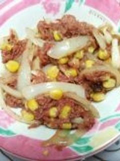 簡単美味しいコンビーフ炒め♪-レシピのメイン写真