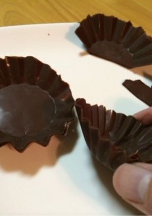 チョコレートカップ-レシピのメイン写真