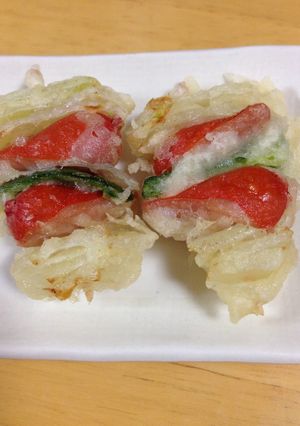 お弁当にウインナーの天ぷら-レシピのメイン写真