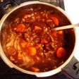 にくにこぉ(^o^)牛肉のハヤシ煮込み