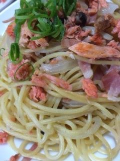 簡単・鮭としめじの和風パスタ-レシピのメイン写真