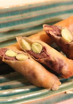 30.エンドウ豆と鹿肉の春巻き-レシピのメイン写真