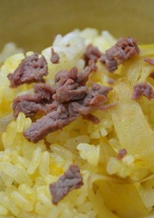 21.ごぼうとサフランごはん-レシピのメイン写真