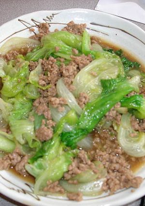 レタスの湯引き肉たれかけ（?）-レシピのメイン写真