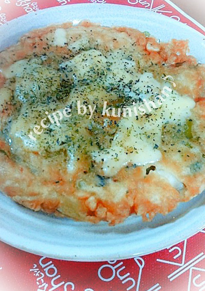 牡蠣のピザ風お好み焼き♪-レシピのメイン写真