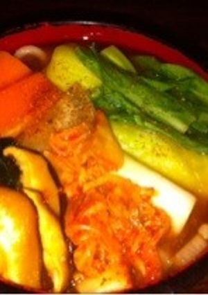 味噌キムチうどん-レシピのメイン写真