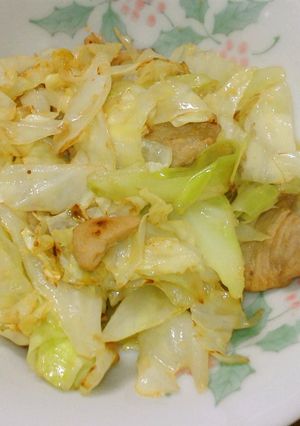 簡単おいしい☆残ったお肉でキャベツ炒め♪-レシピのメイン写真