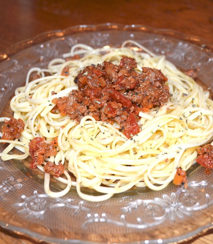 86.鹿肉のラグーのパスタ　　-レシピのメイン写真