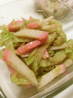 キャベツとかまぼこ✿胡麻酢和え-レシピのメイン写真