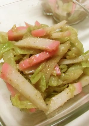 キャベツとかまぼこ✿胡麻酢和え-レシピのメイン写真