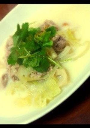 簡単＊野菜たっぷり♪食べる豆乳スープ＊-レシピのメイン写真
