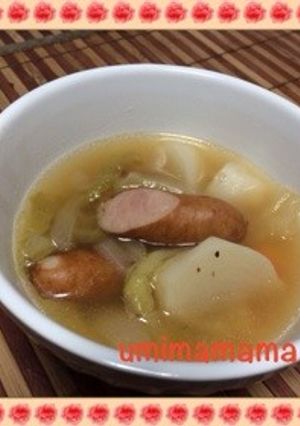 白菜とカブのあったかスープ-レシピのメイン写真