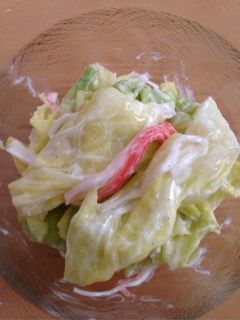 カニカマとキャベツのマヨ和え-レシピのメイン写真