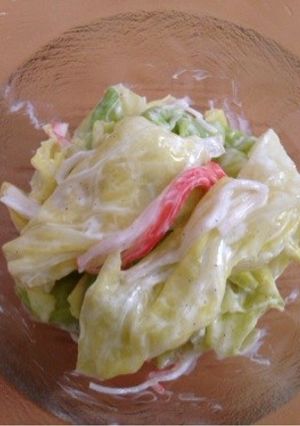 カニカマとキャベツのマヨ和え-レシピのメイン写真
