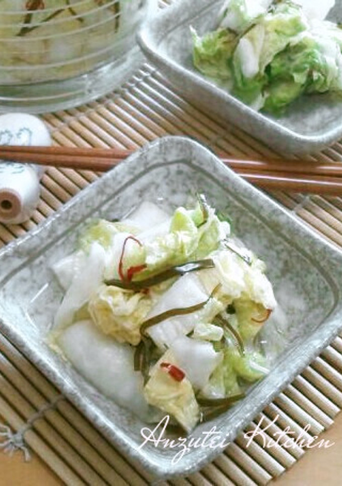 簡単♥白菜の漬け物-レシピのメイン写真