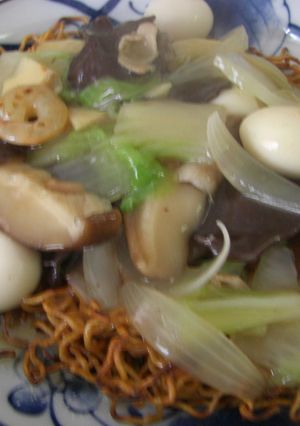 什錦炒麺（あんかけ焼きそば）・みんと風-レシピのメイン写真