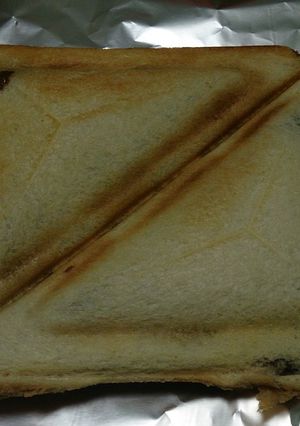 カリカリ♪チョコバナナホットサンド-レシピのメイン写真