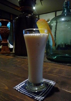 林檎のスムージー　京都カフェ-レシピのメイン写真