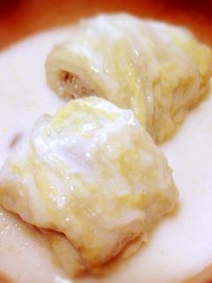 シチューの素で♪ロール白菜(キャベツ)♡-レシピのメイン写真