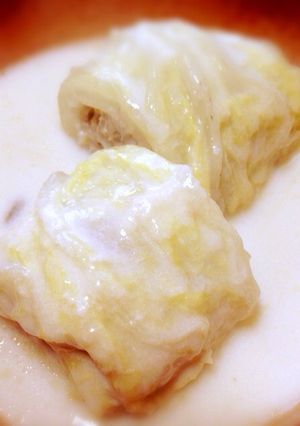 シチューの素で♪ロール白菜(キャベツ)♡-レシピのメイン写真