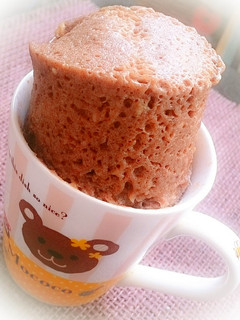 【レポ200】簡単マグカップケーキ。-レシピのメイン写真