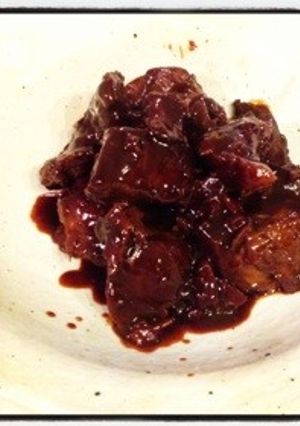 日本のジビエ！猪肉の味噌煮込み-レシピのメイン写真