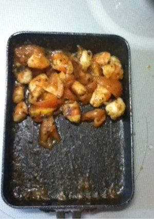 海老とトマトの洋風料理(^O^)-レシピのメイン写真