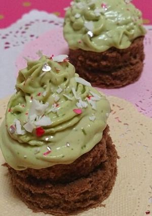 簡単☆クリスマスツリーのプチケーキ-レシピのメイン写真