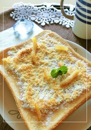 柚子香る⋆　ココナッツ＊マロントースト-レシピのメイン写真