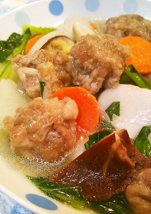お手軽★　豚こま切れ肉で♪和風ポトフ-レシピのメイン写真