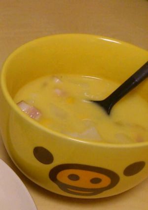 コロコロ具だくさん*コーンクリームスープ-レシピのメイン写真