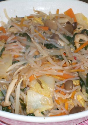 野菜と糸こんにゃくのキムチ炒め-レシピのメイン写真