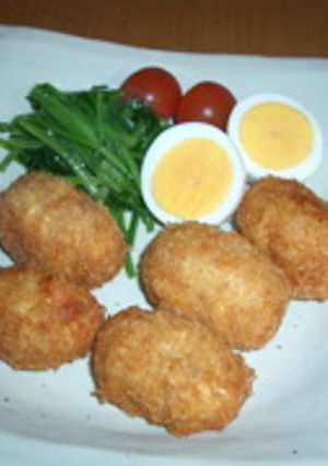 ヘルシー豆腐とえびのコロッケ-レシピのメイン写真