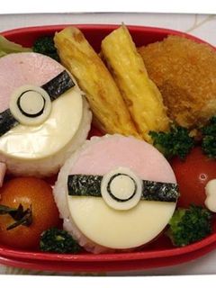 キャラ弁☆ポケモン モンスターボール-レシピのメイン写真