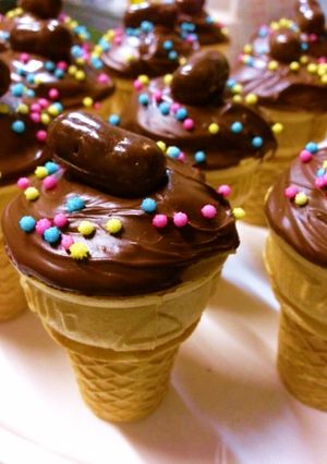 アイスクリームコーンでカップケーキ★-レシピのメイン写真
