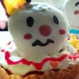 カップケーキでX'mas☆雪だるま
