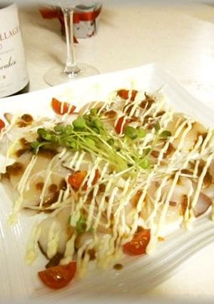 タコとホタテの簡単カルパッチョ-レシピのメイン写真