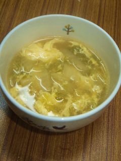 白菜と卵の中華スープ-レシピのメイン写真
