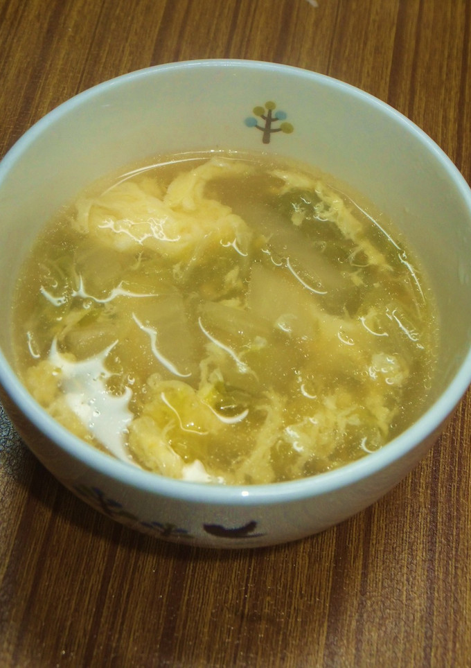 白菜と卵の中華スープ-レシピのメイン写真