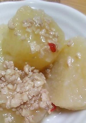 大根の挽き肉あん煮-レシピのメイン写真