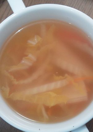 白菜のスープ簡単-レシピのメイン写真
