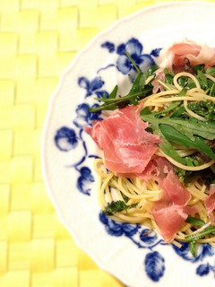 ☆生ハムとルッコラ・べビリーフのパスタ-レシピのメイン写真