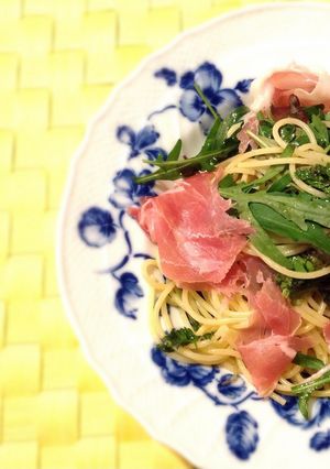 ☆生ハムとルッコラ・べビリーフのパスタ-レシピのメイン写真