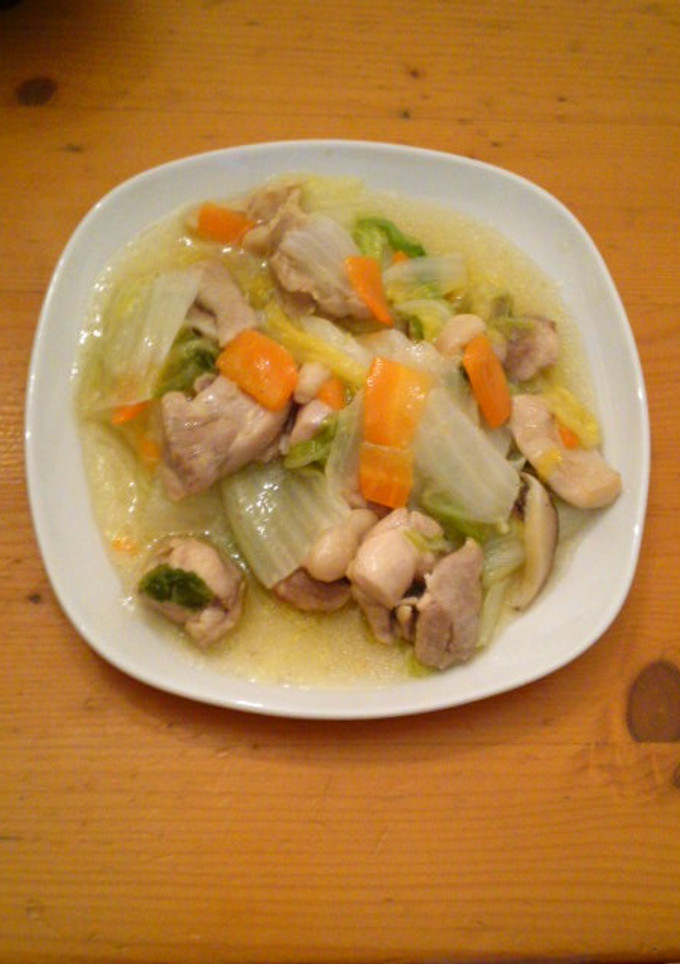 鶏モモ肉と白菜の中華炒め-レシピのメイン写真