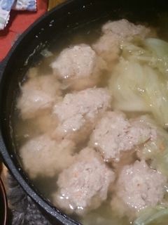 鶏肉団子キャベツ鍋-レシピのメイン写真