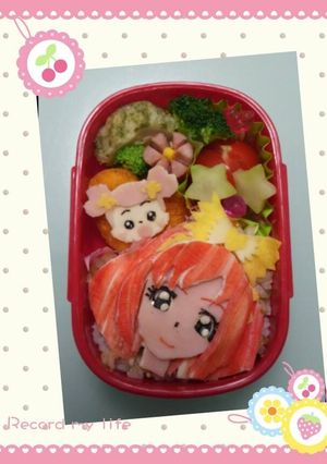 ☆キャラ弁☆プリキュア☆キュアエース☆-レシピのメイン写真