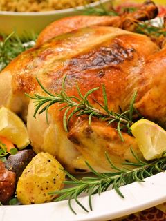 ローストチキン クリスマスやパーティーに-レシピのメイン写真