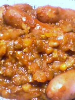ソーセージと豆のドイツ風煮込み-レシピのメイン写真